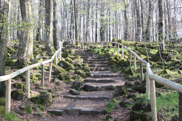 Taufstein in der Vulkanregion Geopark Vogelsberg